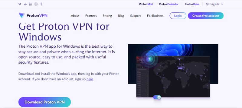 Tải Proton VPN cho máy tính Windows